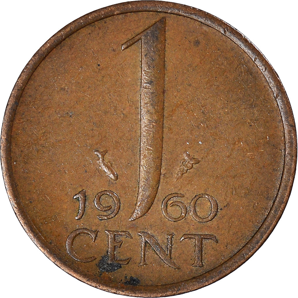 Moneda, Países Bajos, Cent, 1960