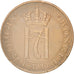 NORWAY, 5 Ore, 1916, Kongsberg, KM #368, EF(40-45), Bronze, 27, 8.03