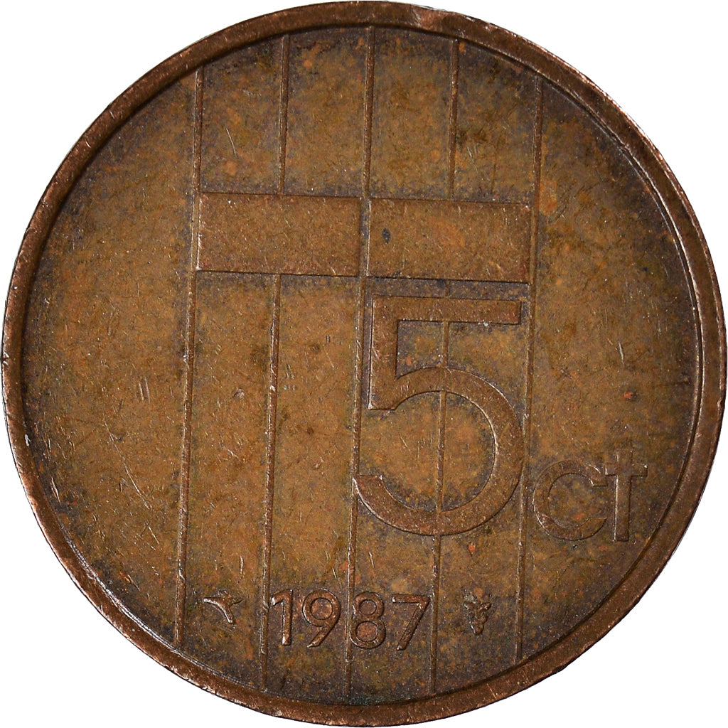 Munten, Nederland, 5 Cents, 1987