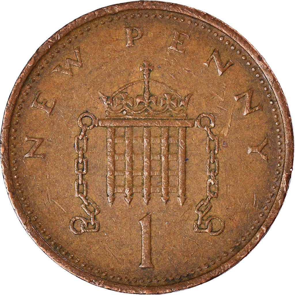 Monnaie, Grande-Bretagne, New Penny, 1974