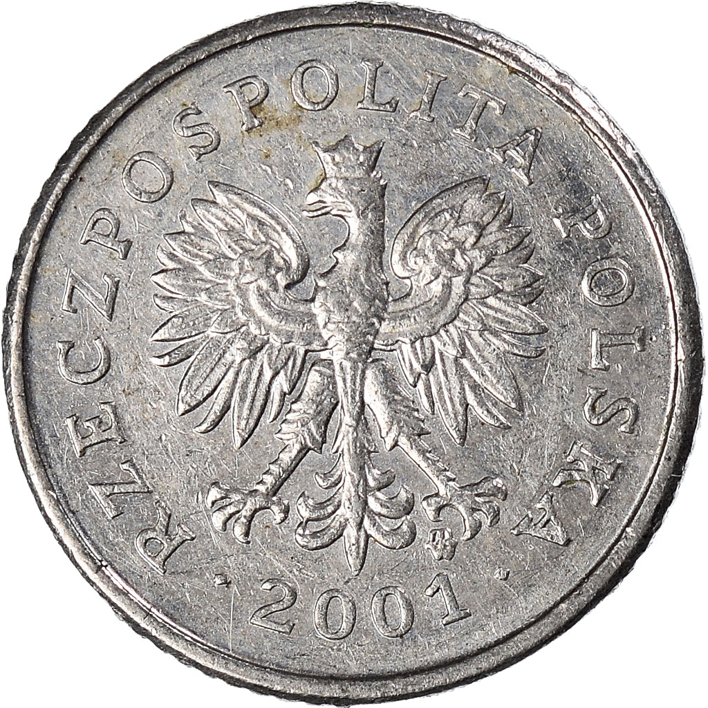 Coin, Poland, 10 Groszy, 2001