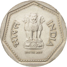 Coin, INDIA-REPUBLIC, Rupee, 1985, AU(50-53), Copper-nickel, KM:79.1
