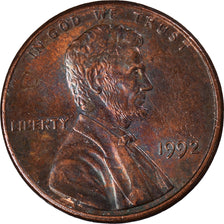 Moneda, Estados Unidos, Cent, 1992
