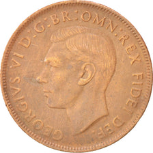 Australia, Penny, 1951, KM #43, EF(40-45), Bronze, 31, 9.42
