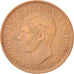 Australia, Penny, 1951, KM #43, EF(40-45), Bronze, 31, 9.42