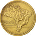 BRAZIL, Cruzeiro, 1949, KM #558, EF(40-45), Aluminum-Bronze, 22.9, 7.05