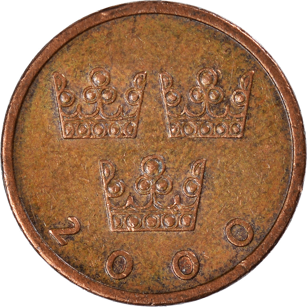 Moeda, Suécia, 50 Öre, 2000