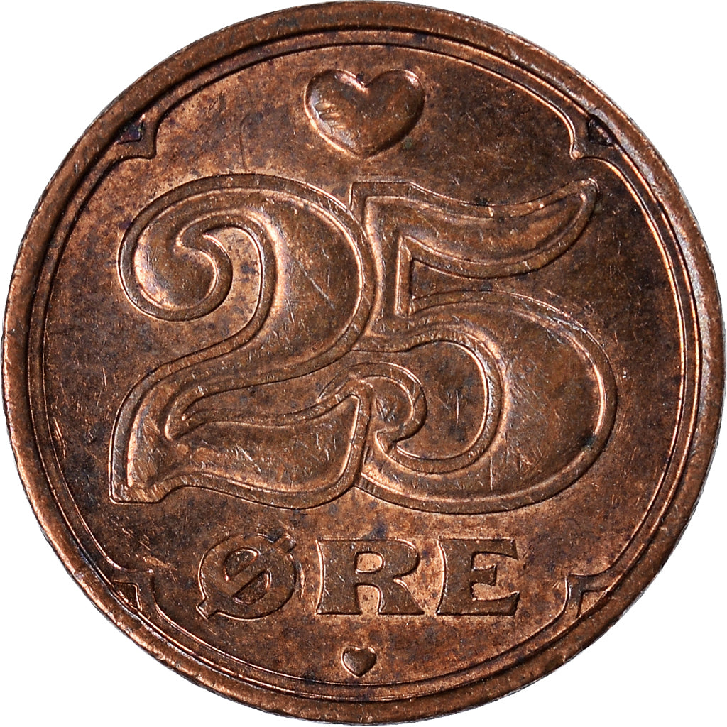 Moneta, Danimarca, 25 Öre, 2002