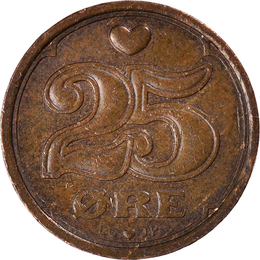 Monnaie, Danemark, 25 Öre, 1991