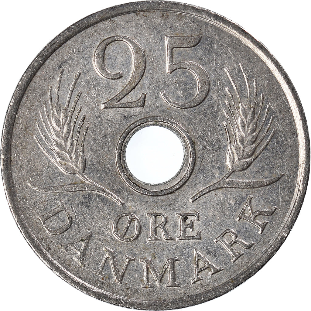 Moneta, Danimarca, 25 Öre, 1970