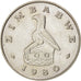 Coin, Zimbabwe, 20 Cents, 1980, MS(63), Copper-nickel, KM:4