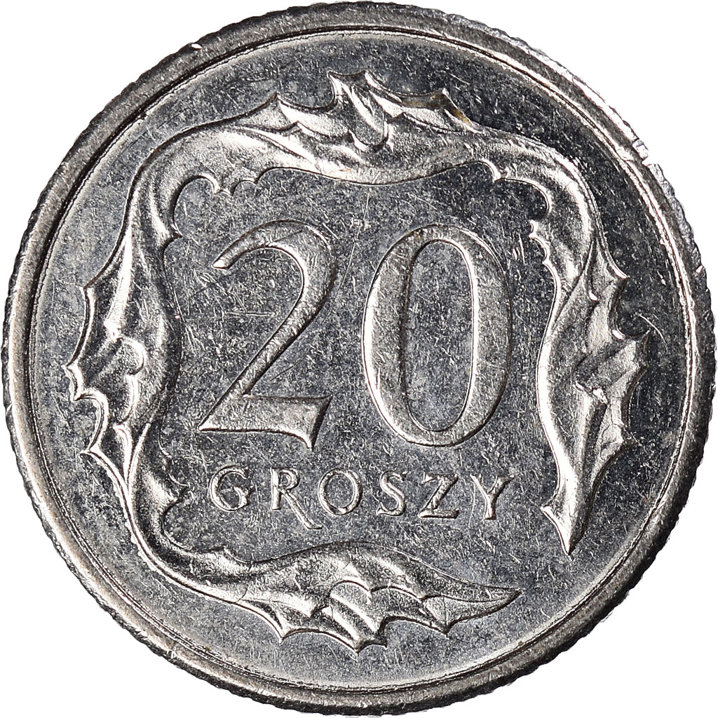 Monnaie, Pologne, 20 Groszy, 2012