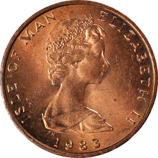 Moneda, Isla de Man, 1/2 Penny, 1983
