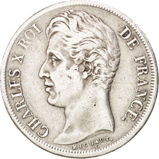 Charles X, 2 Francs 1827 W, Lille, KM 725.13