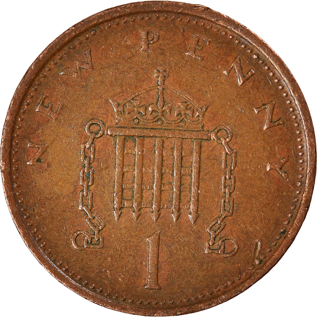 Moneda, Gran Bretaña, New Penny, 1975