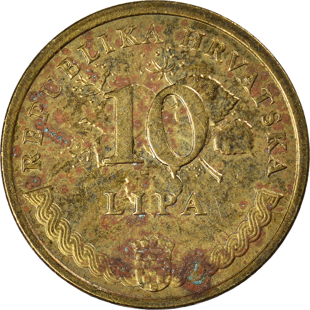 Münze, Kroatien, 10 Lipa, 2015