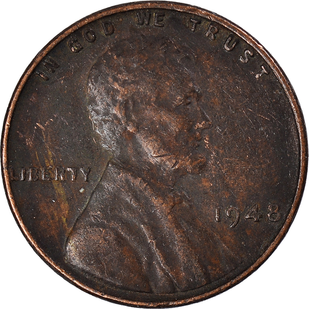 Moneda, Estados Unidos, Cent, 1948