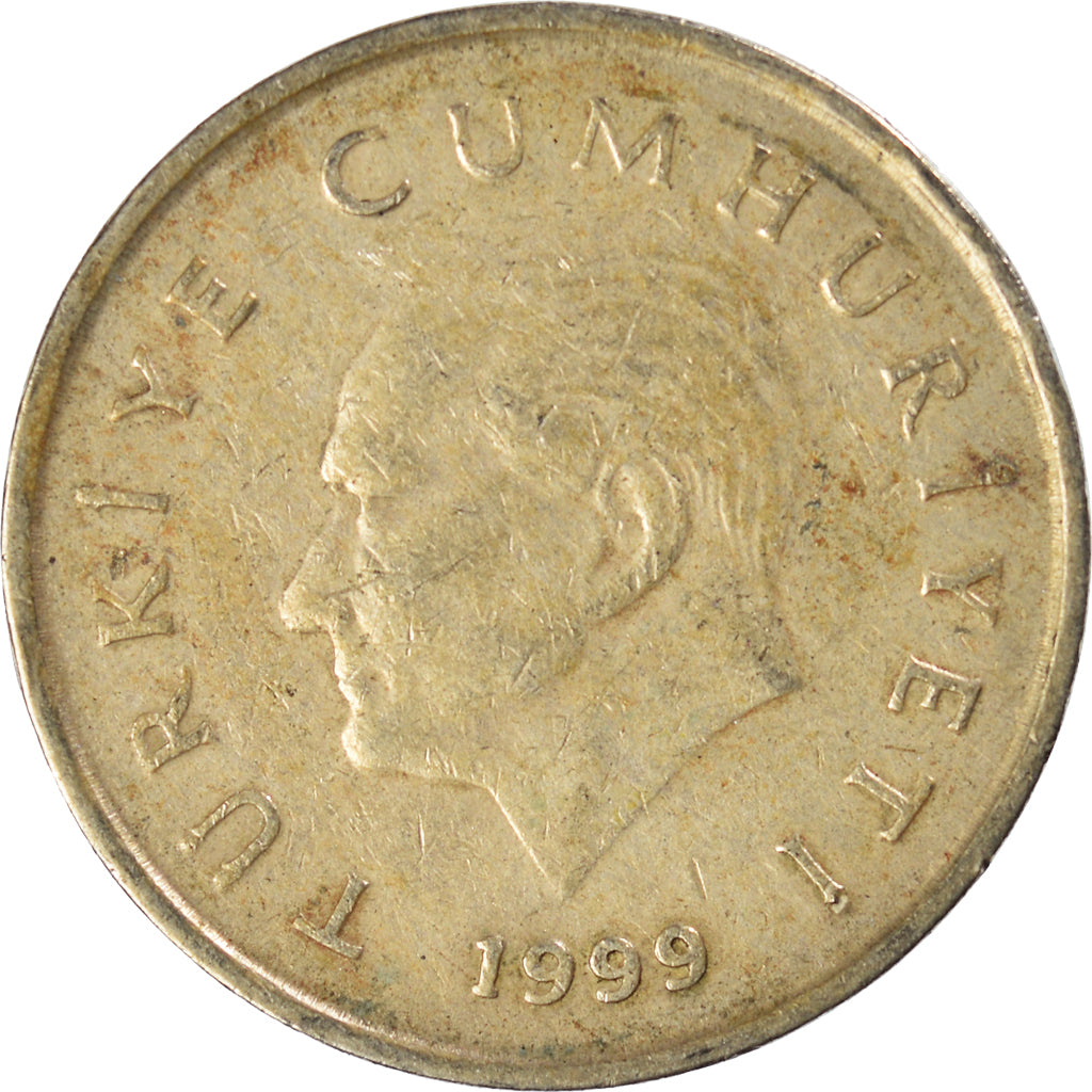 Coin, Turkey, 50000 Lira, 50 Bin Lira, 1999