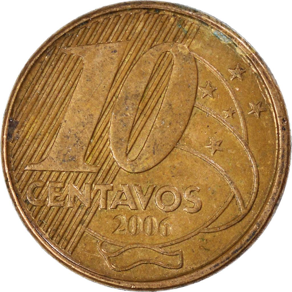 Moeda, Brasil, 10 Centavos, 2006