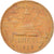 Moneda, México, 20 Centavos, 1969, MBC, Bronce, KM:440