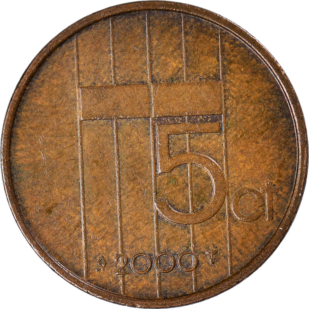Münze, Niederlande, 5 Cents, 2000