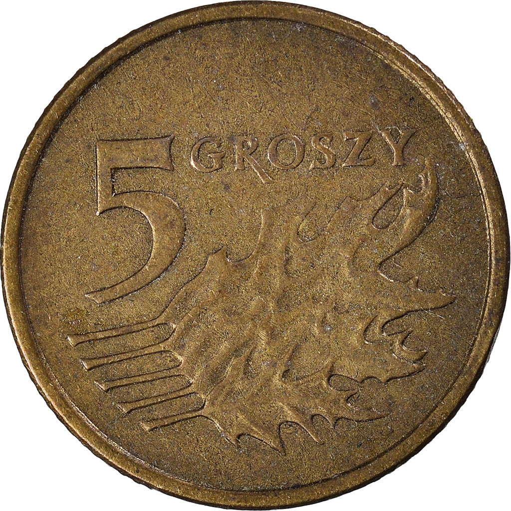 Munten, Polen, 5 Groszy, 2003