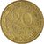 Moneda, Francia, 20 Centimes, 1977