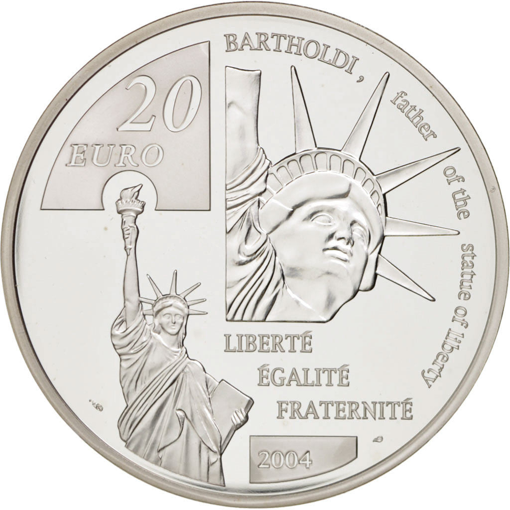Coin, France, 20 Euro, 2004, MS(65-70), Silver