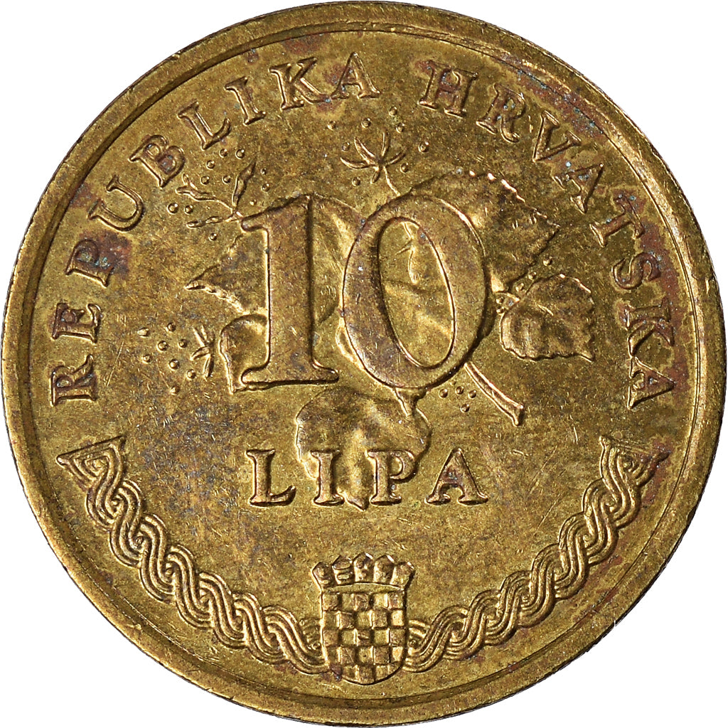 Münze, Kroatien, 10 Lipa, 1993