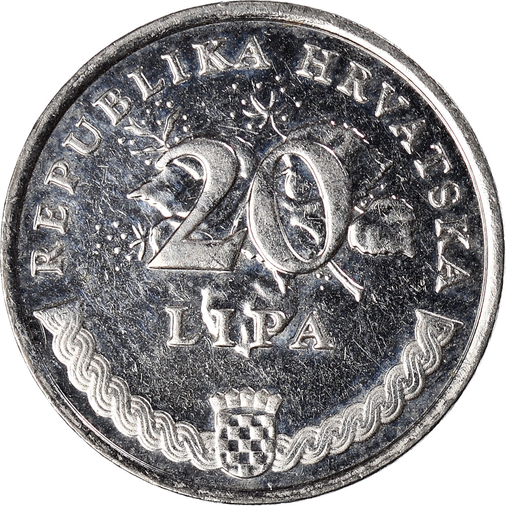 Moneda, Croacia, 20 Lipa, 2015