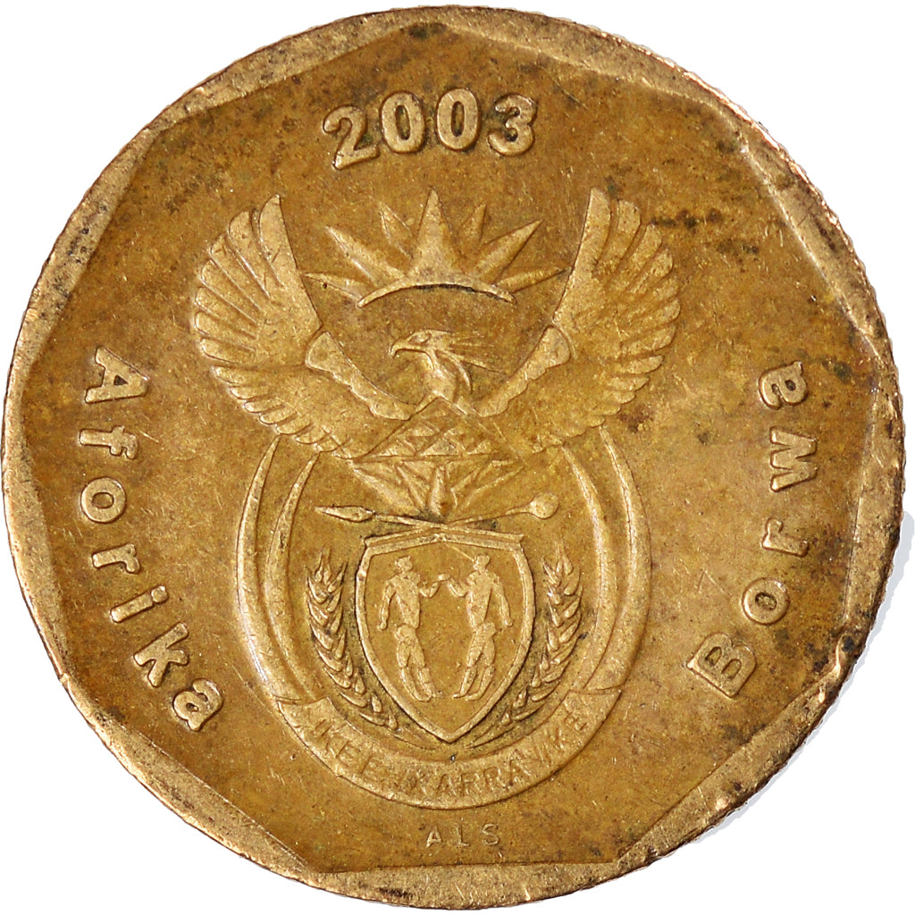 Moneda, Sudáfrica, 20 Cents, 2003