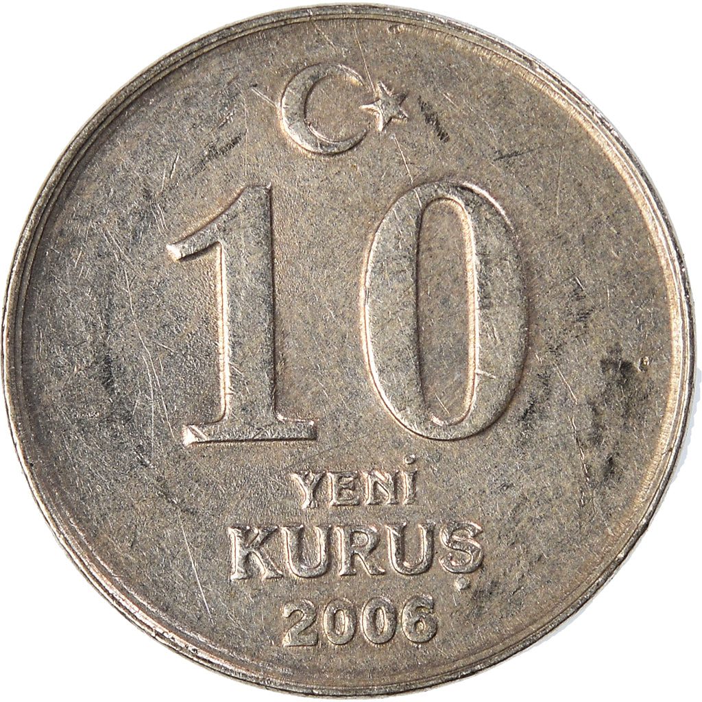 Moneta, Turchia, 10 New Kurus, 2006