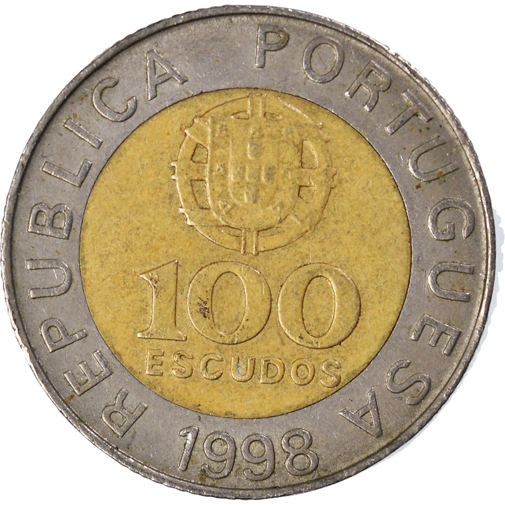 Coin, Portugal, 100 Escudos, 1998