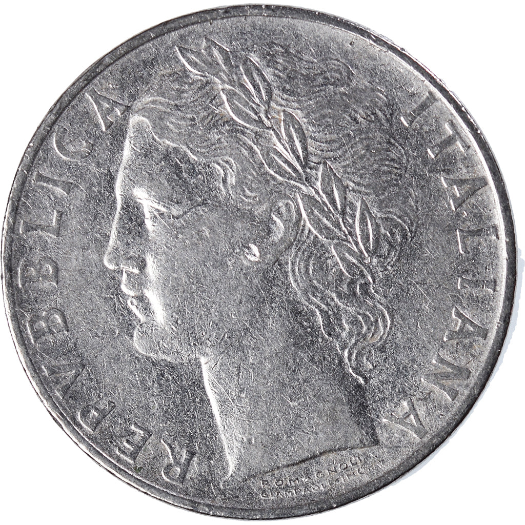 Moneda, Italia, 100 Lire, 1957