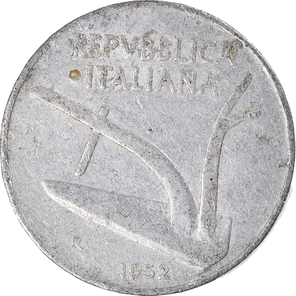 Moneta, Włochy, 10 Lire, 1952