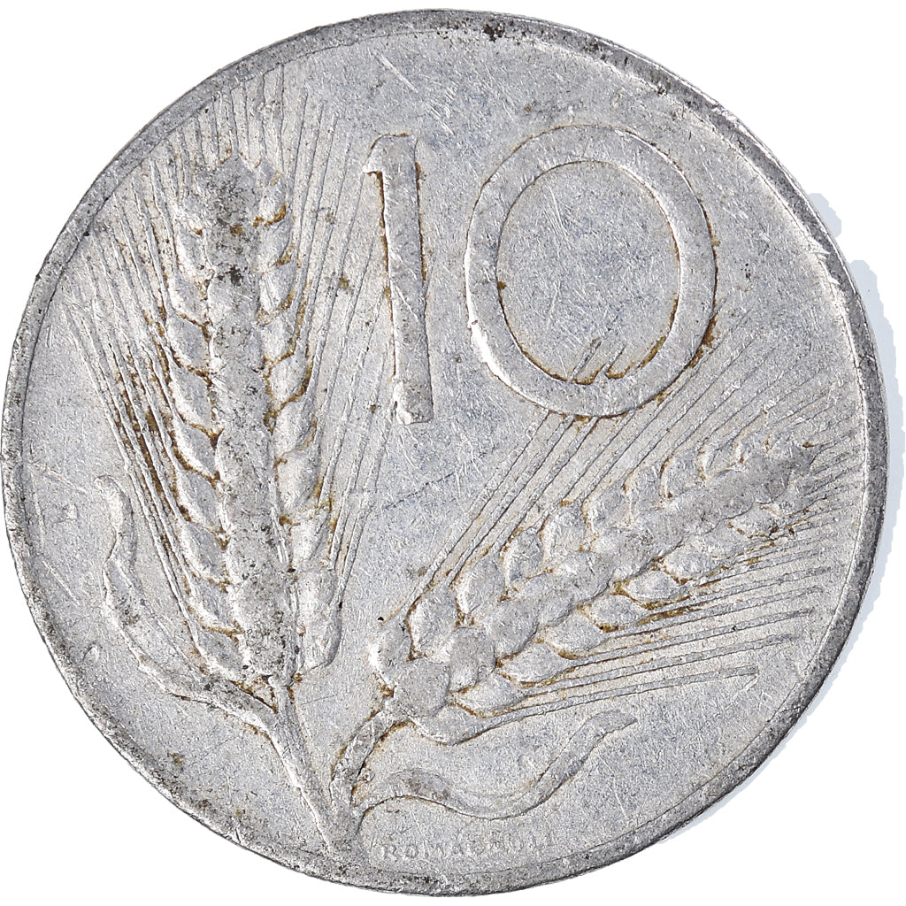 Moneta, Włochy, 10 Lire, 1952