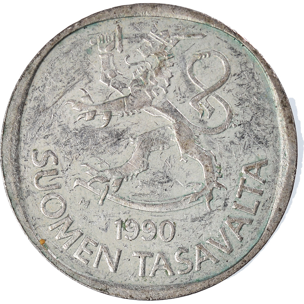 Moneta, Finlandia, Markka, 1990