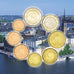 Estonia, 1 Cent to 2 Euro, 2011, MS(65-70)