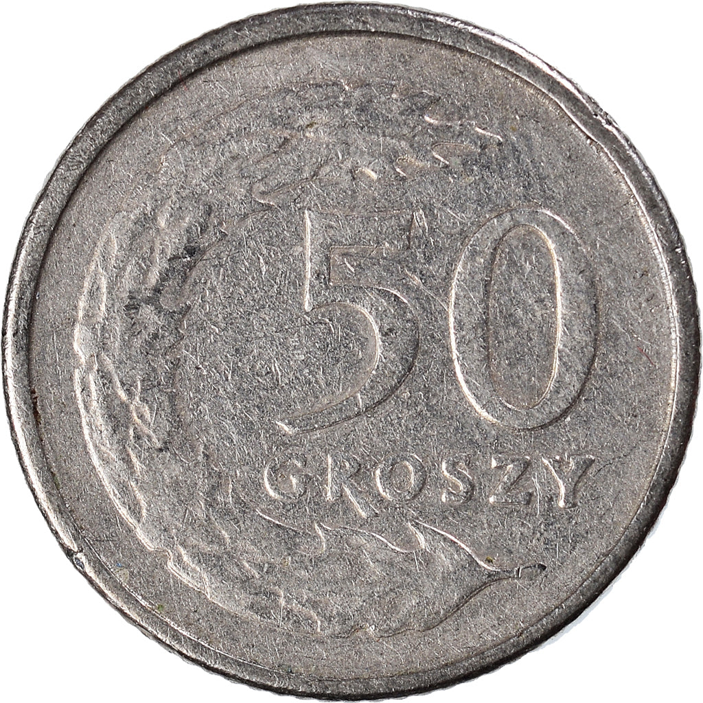 Moneta, Polska, 50 Groszy, 1992