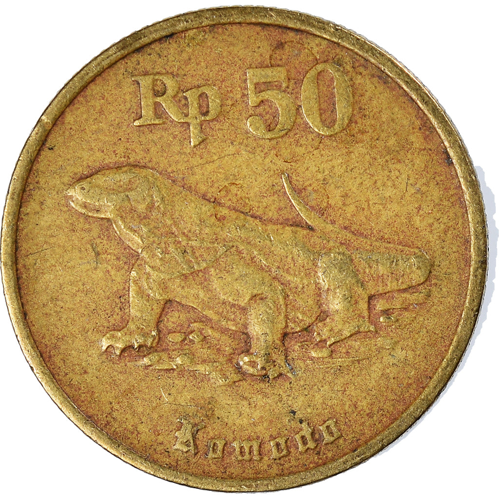 Monnaie, Indonésie, 50 Rupiah, 1993