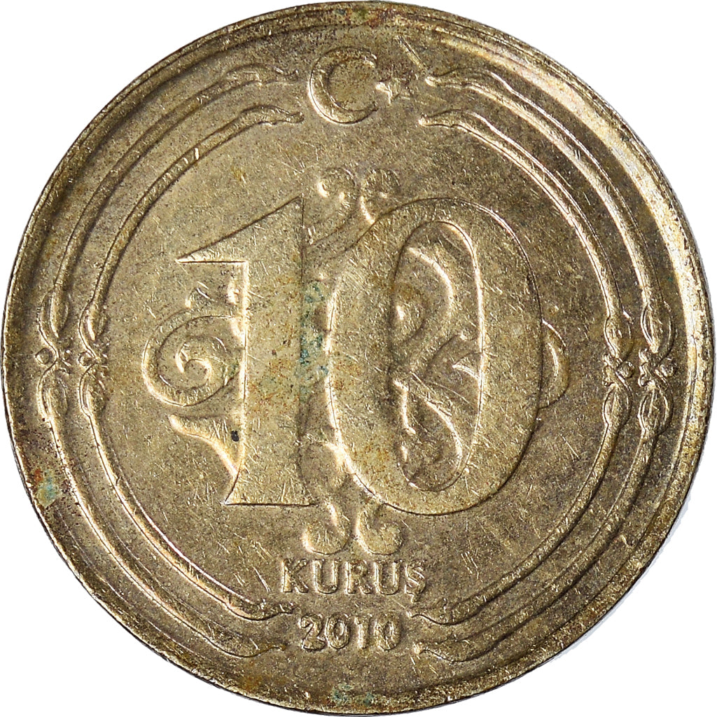 Moneta, Turchia, 10 Kurus, 2010
