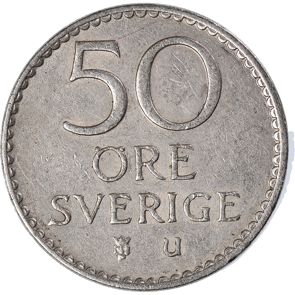 Moeda, Suécia, 50 Öre, 1963