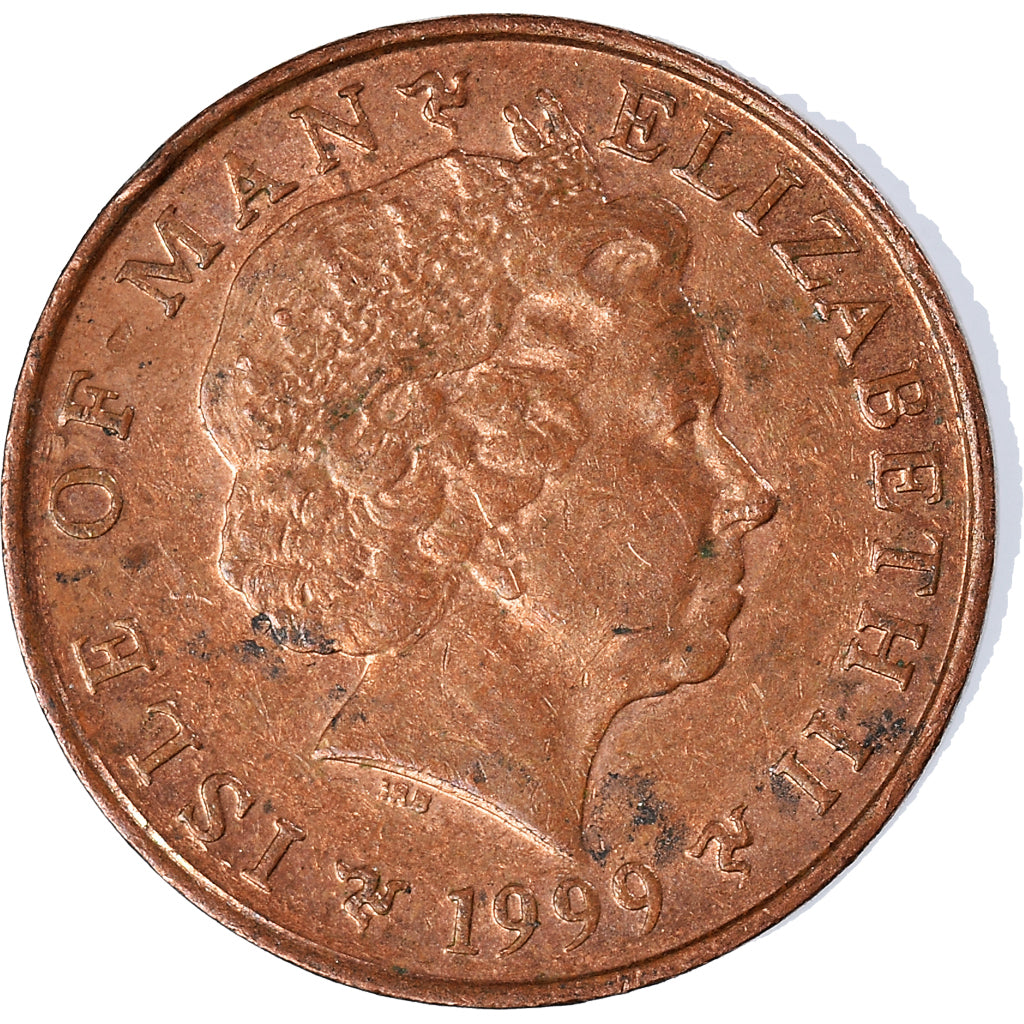 Moeda, Ilha de Man, Penny, 1999