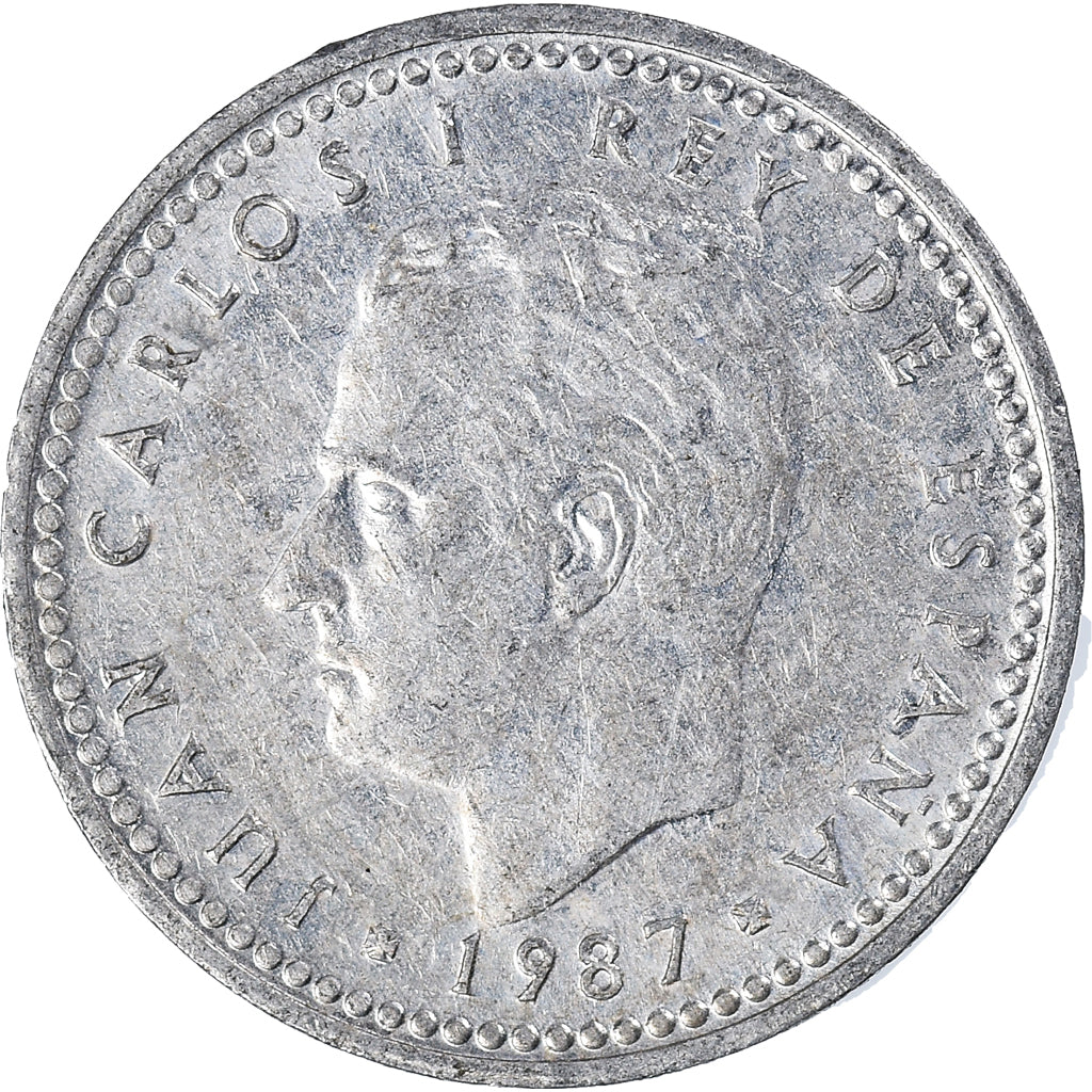 Coin, Spain, Peseta, 1987