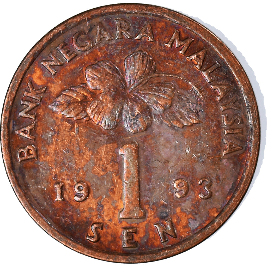 Münze, Malaysia, Sen, 1993