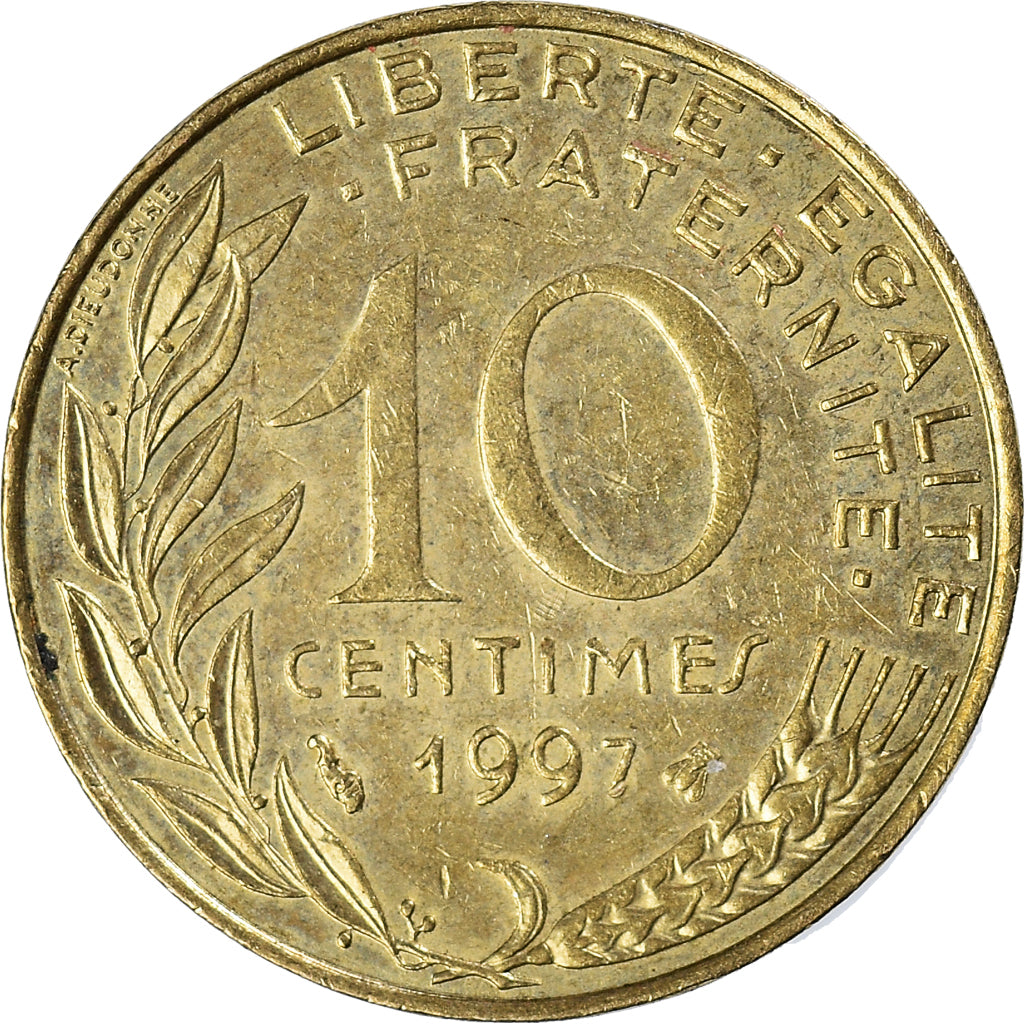 Munten, Frankrijk, 10 Centimes, 1997