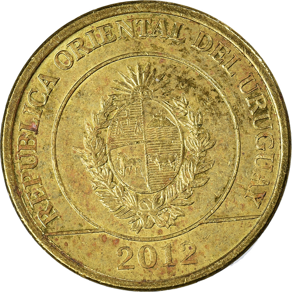 Coin, Uruguay, Un Peso Uruguayo, 2012