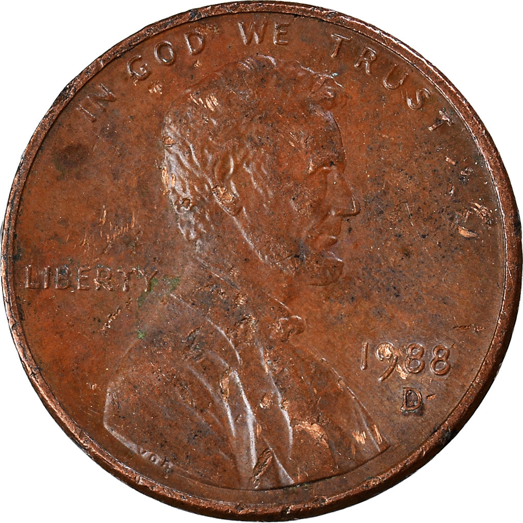 Münze, Vereinigte Staaten, Cent, 1988