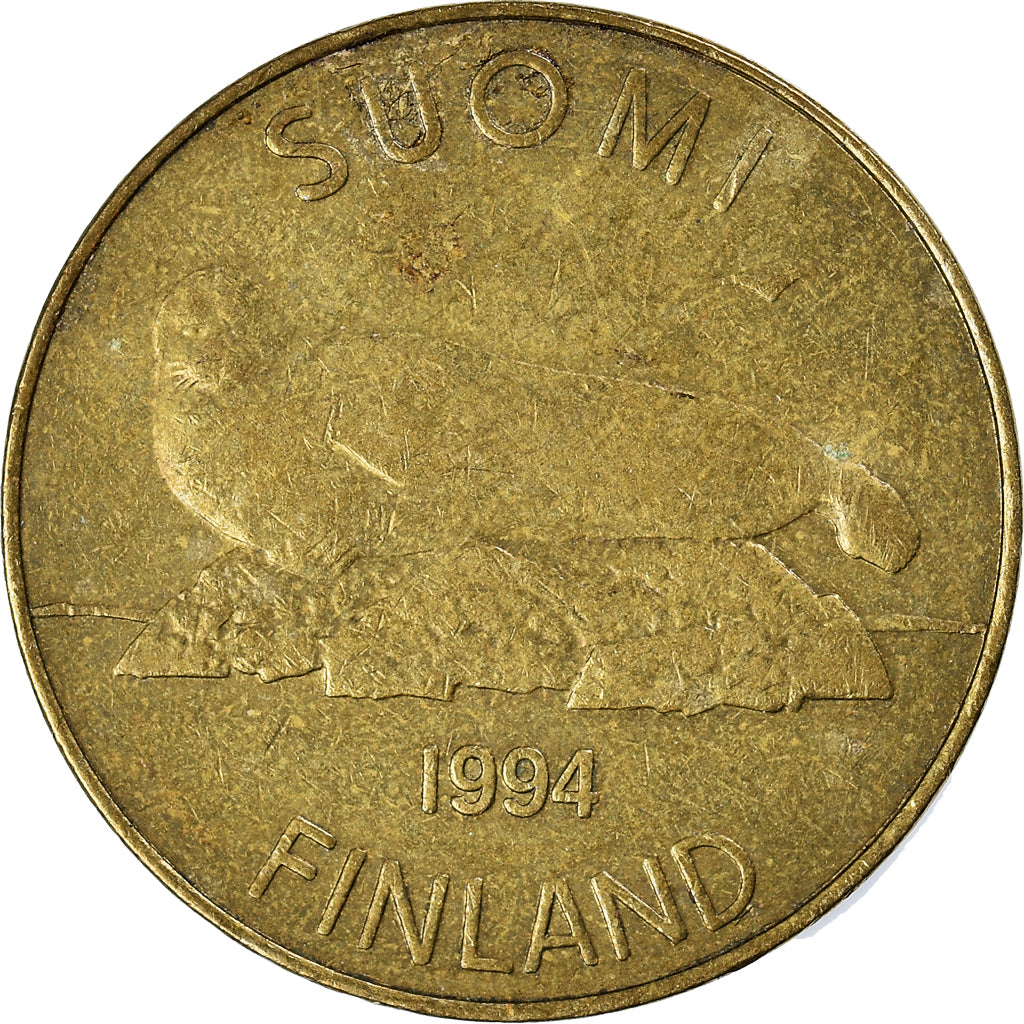 Moneta, Finlandia, 5 Markkaa, 1994
