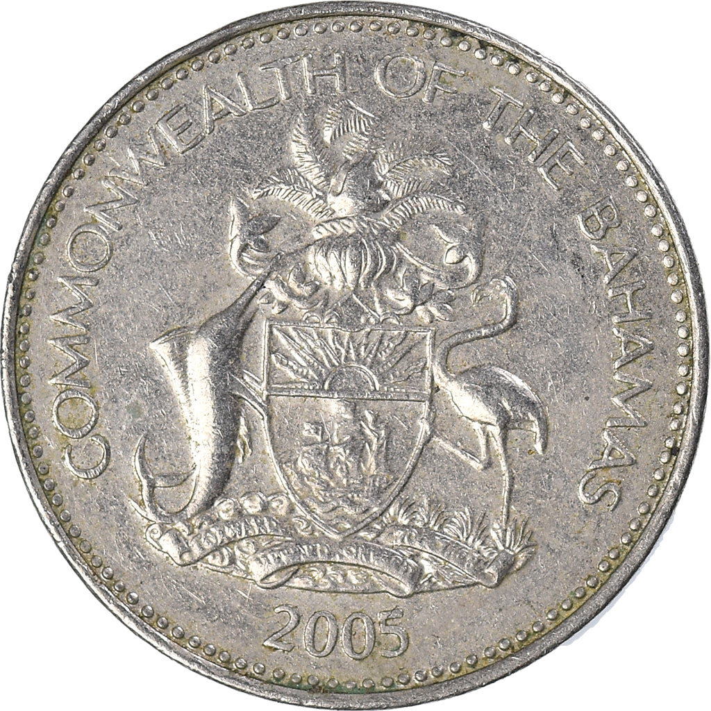 Monnaie, Bahamas, 5 Cents, 2005